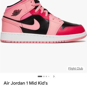Jordan Kids' Sneakers in Pink and Black